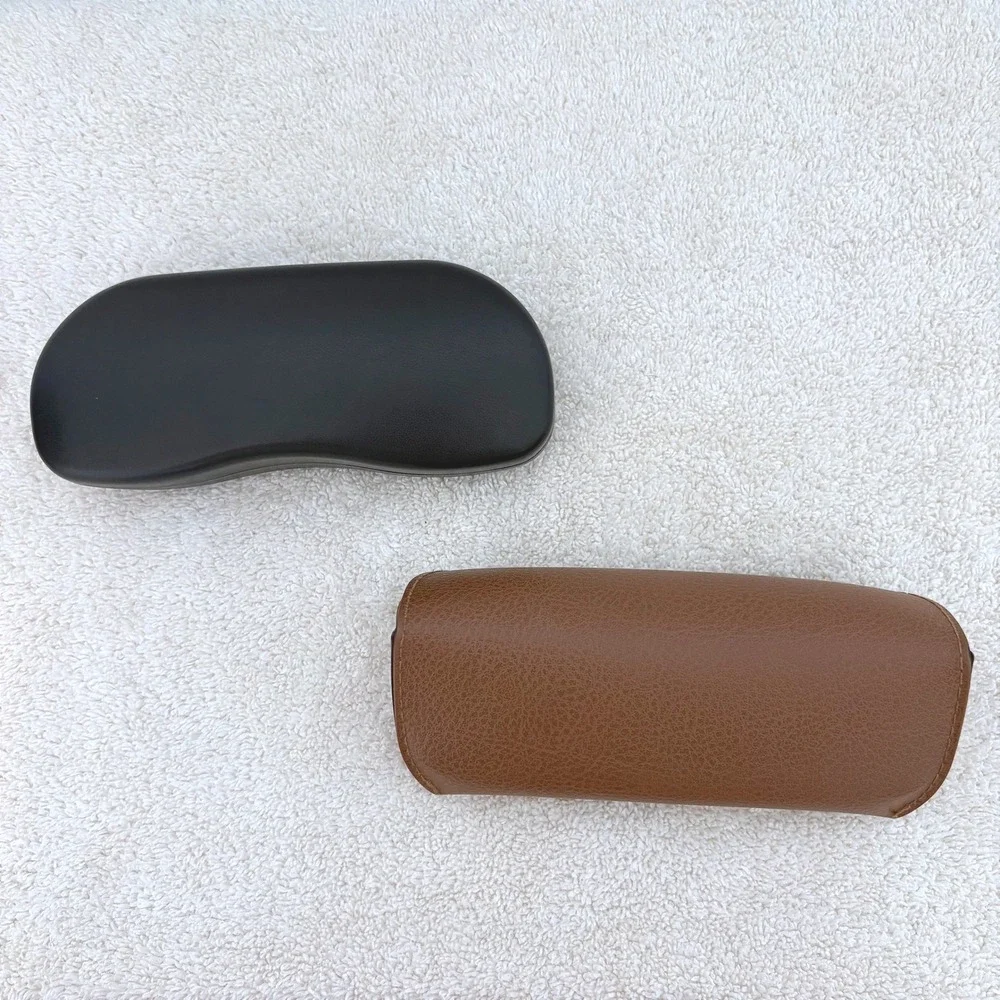RayBan Sunglasses Case Bundle Black Hard Shell/Tan Snap Soft Case Set CASES ONLY